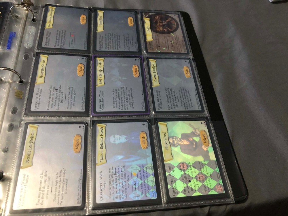 harry potter tcg quittich cup complete set 110/110