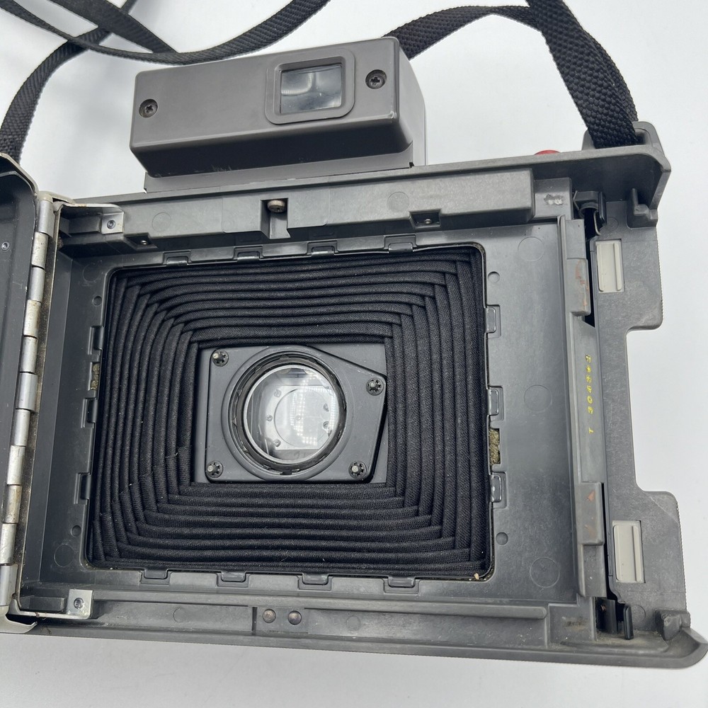 Polaroid Land Camera - Automatic 104 - Gray - Vintage - Untested