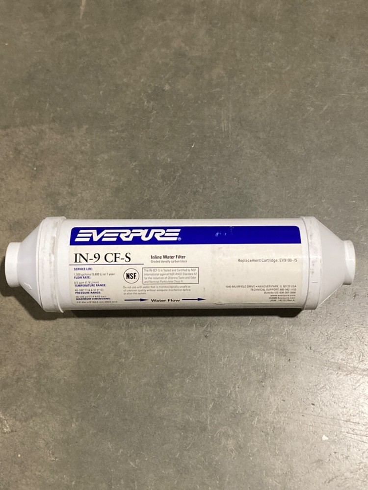 Everpure IN-9 CF-S EV9100-75 Water Filter Cartridge Replacement New
