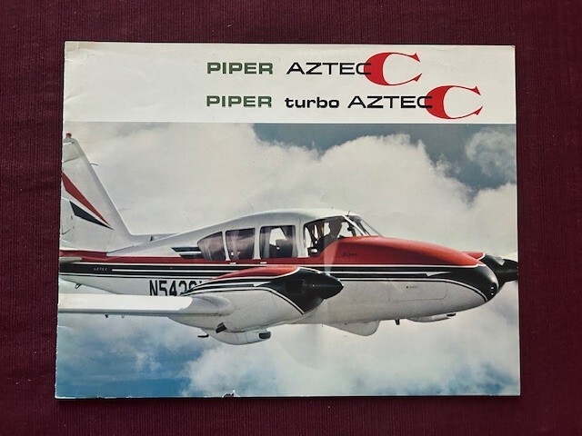 Piper Aztec C brochure