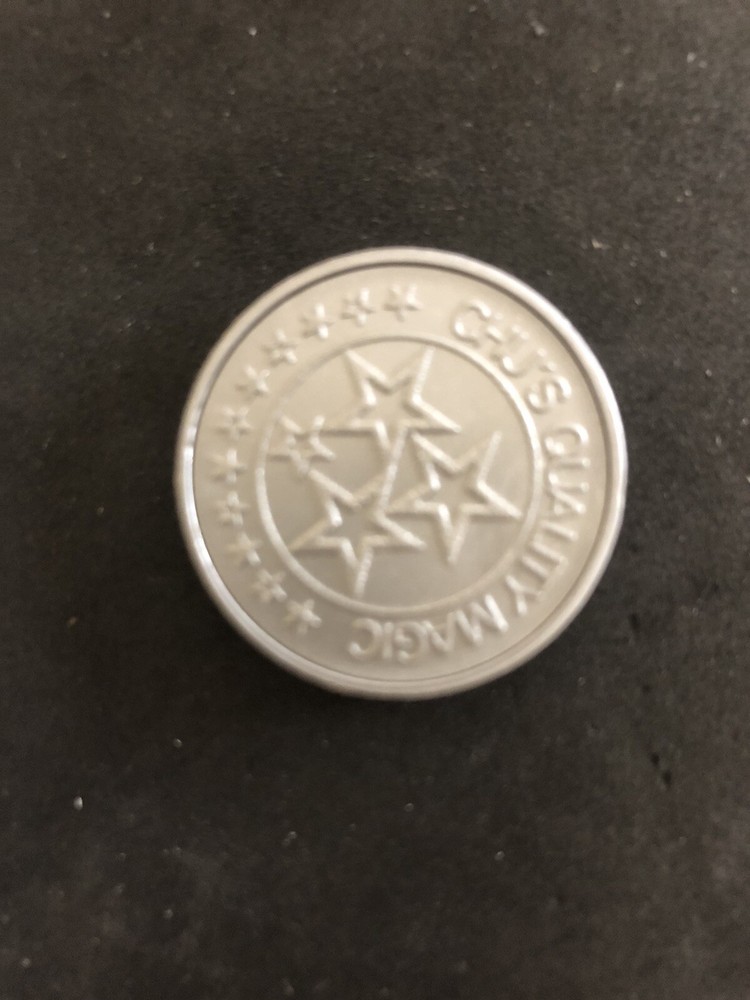 Magic Trick by Chu’s Magic. The Magic Silver Washer With Instructions Rare