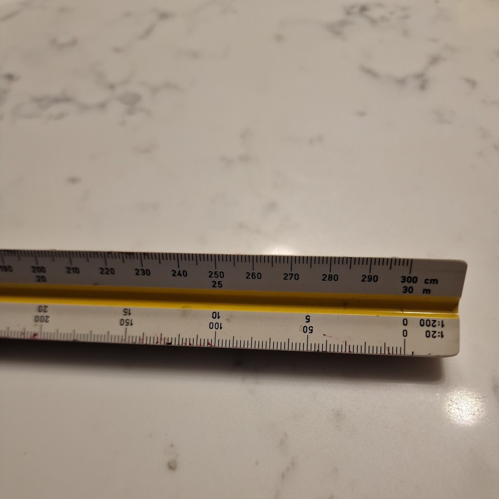Vintage Rotring Triangle Ruler