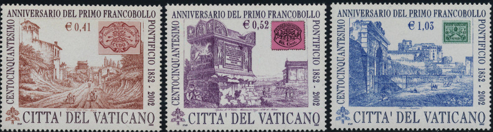 Vatican #1221-1223 MNH