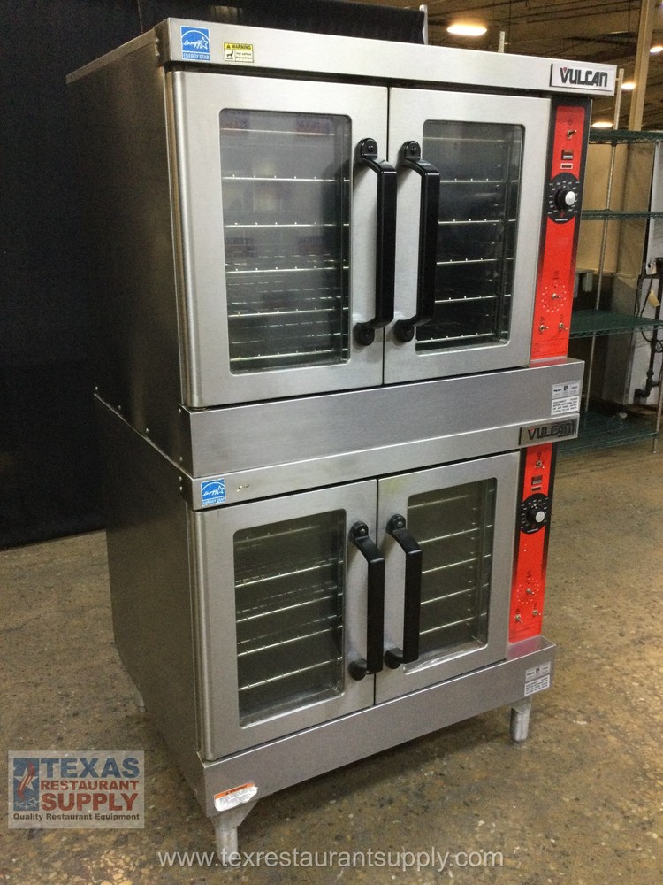 Vulcan VC4GD-10 Gas Double Stack Convection Full Size Oven