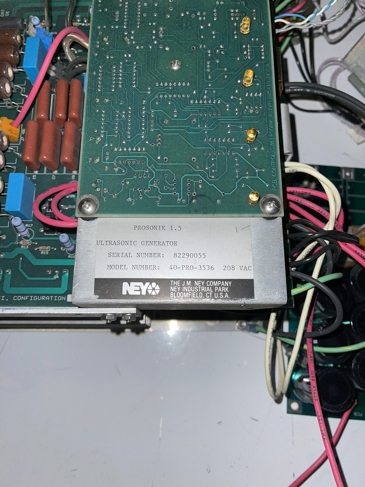 NEYO Prosonik Process Control Ultrasonic Panel and 1.5 Generator