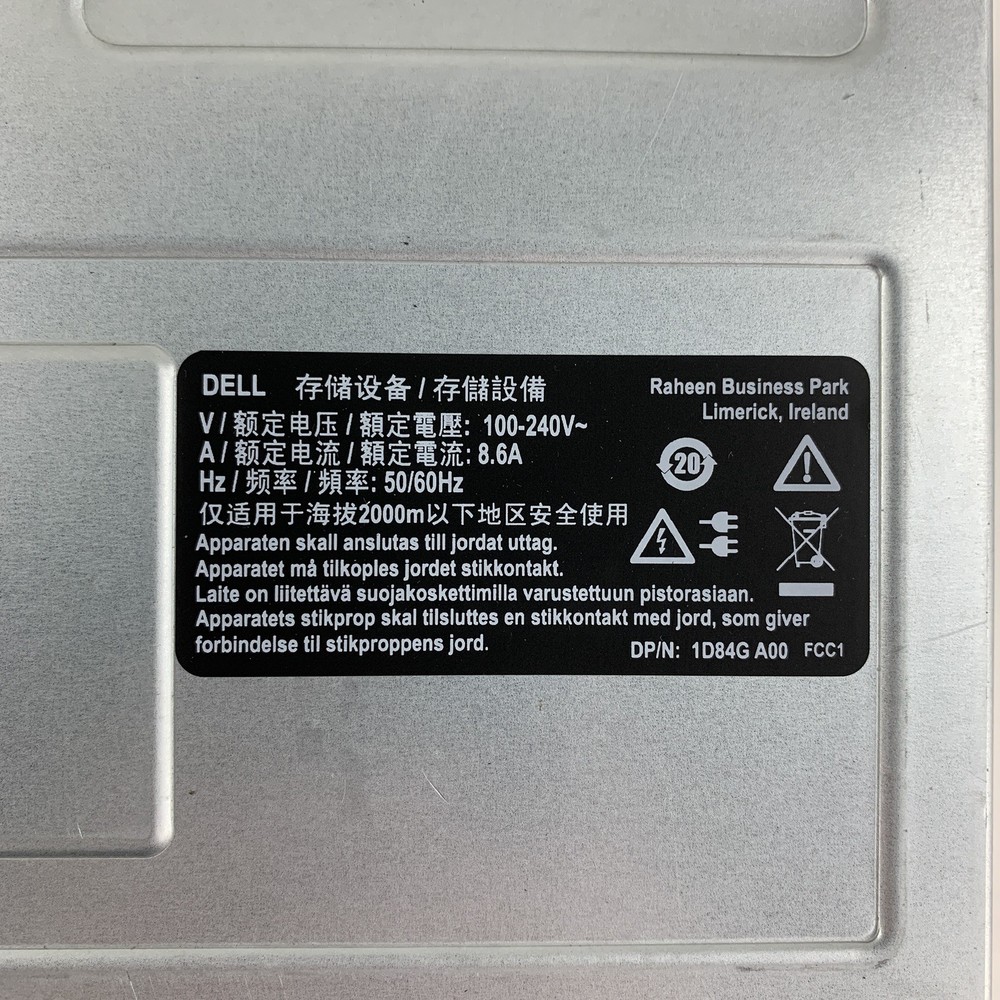 Dell EMC SCV300 Compellent Expansion Storage Array Barebones Chassis 2x PSUs