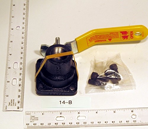 310447 14B MCDONNELL MILLER BALL TYPE FLANGED BLOW DOWN VALVE