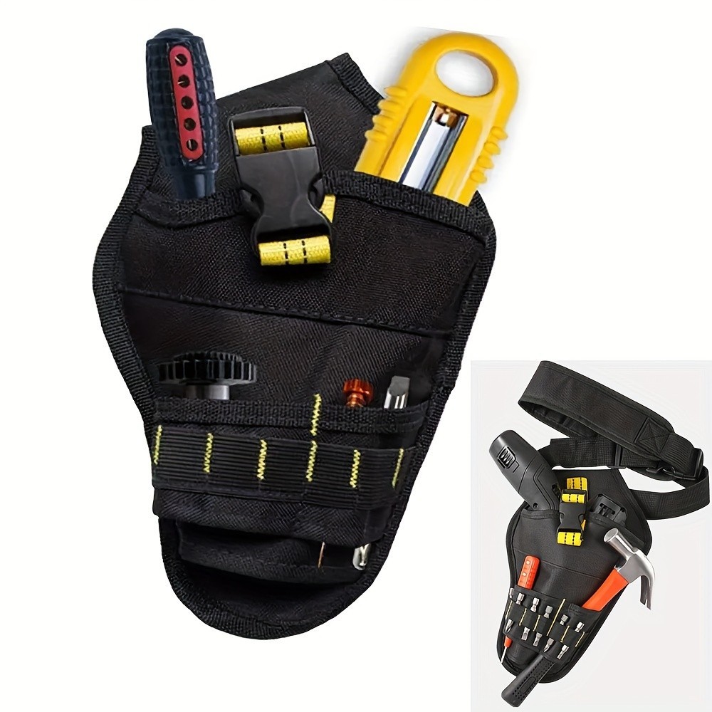 Drill Tool Holster Pouch - Heavy Duty for Drills & Tools, Quick Access