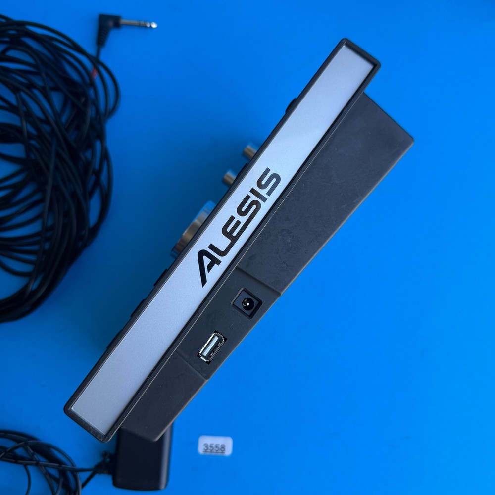 ALESIS FORGE Electronic Drum Sound Module w/Cables Clamp AC Adapter [Tested]