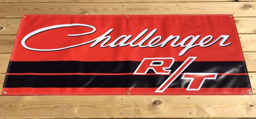 CHALLENGER RT Garage Banner Sign (Large 2'x5')