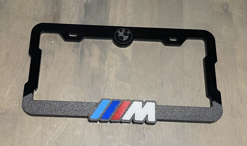 BMW M Acrylic License Plate Frame