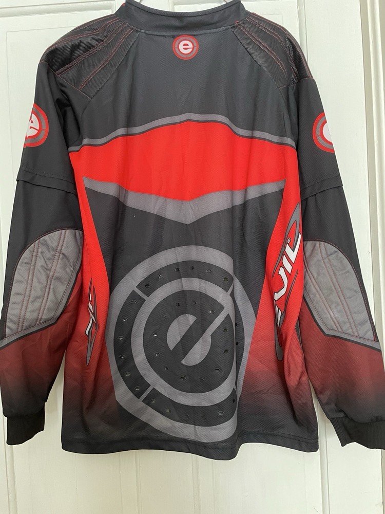 Evil Paintball Jersey Red/Black, Size Large