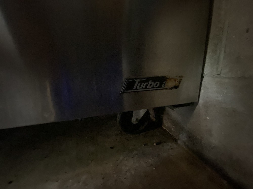 Turbo 2 piece prep table with refrigerator base!