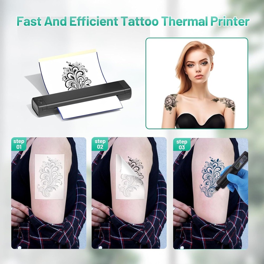 Phomemo Tattoo Stencil Transfer Thermal Printer Machine Stencil Printer Makers