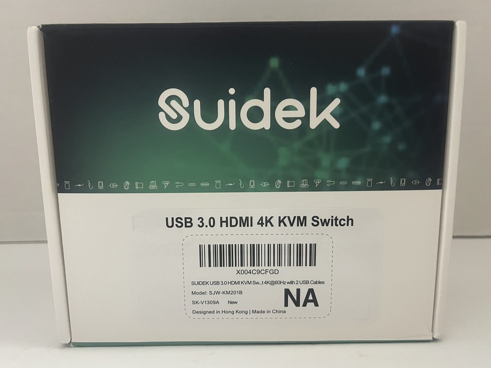 Suidek USB 3.0 HDMI 4K KVM Switch SJW-KM201B