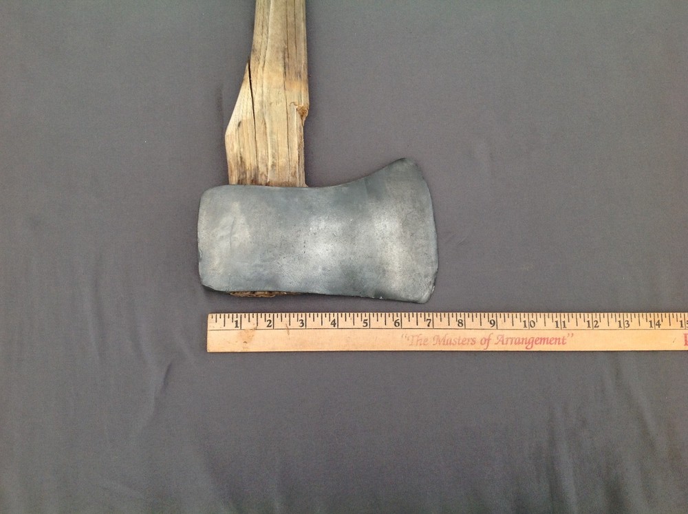 Large Unmarked Single Bit Axe