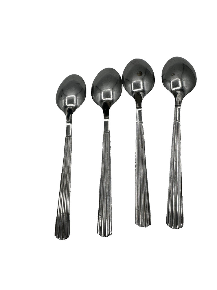 4 Piece 6.25" Stainless Spoon Set Made in China