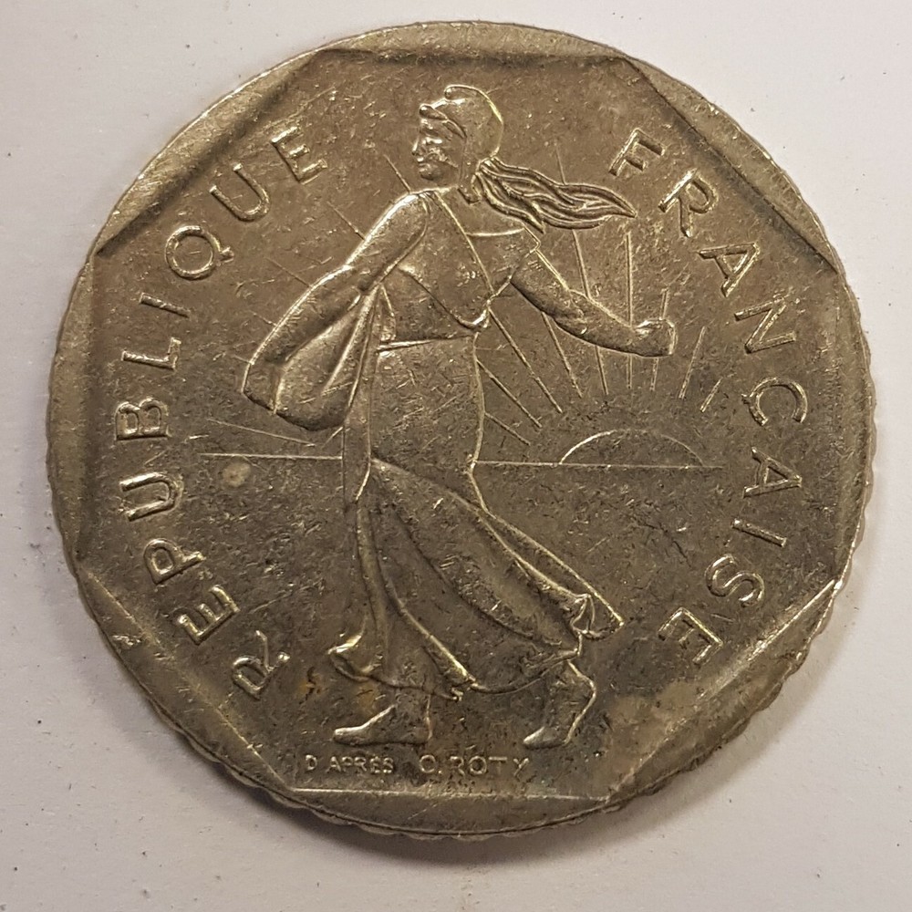 1981 2 Francs French Coin