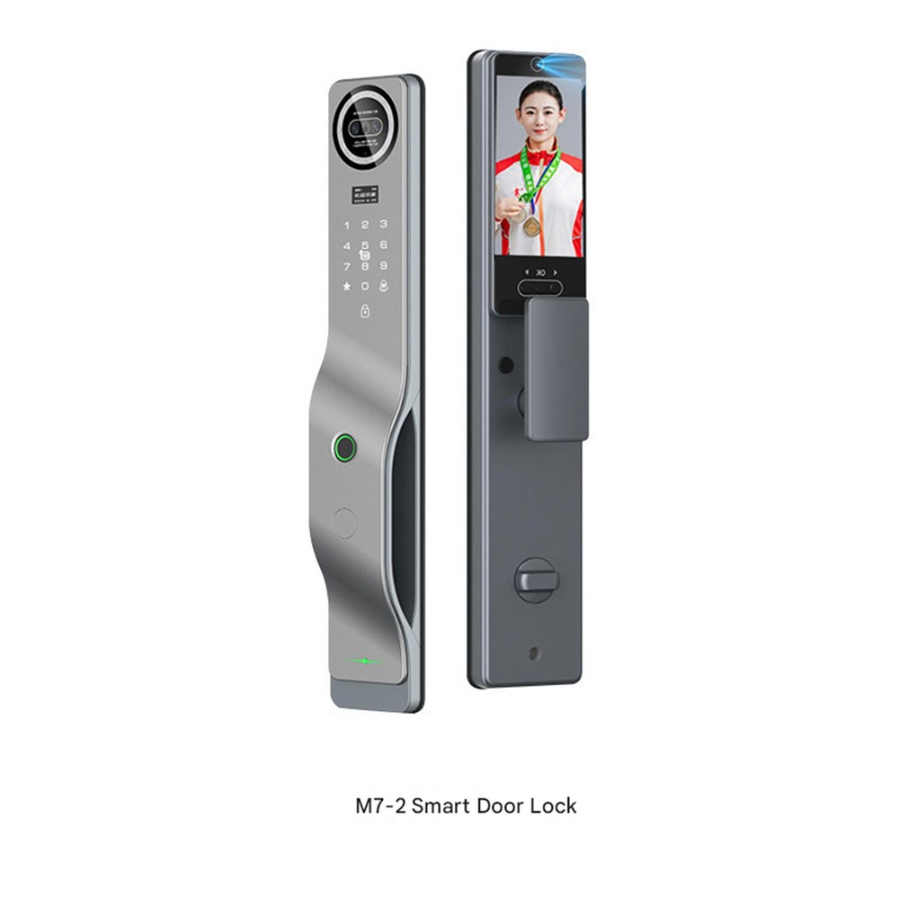 3D face Wifi Digital Smart Lock Fingerprint Visual Intercom Security Door Lock