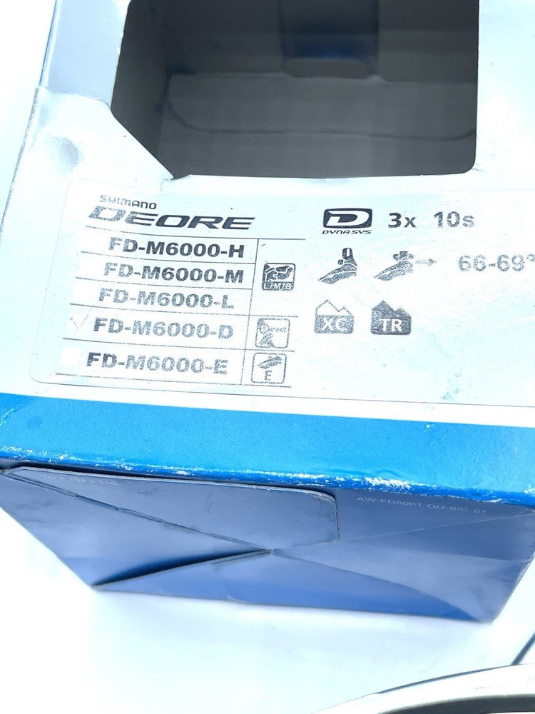 Shimano Deore FD-M6000-D 10-Speed Triple Side-Swing Front-Pull Direct Mount