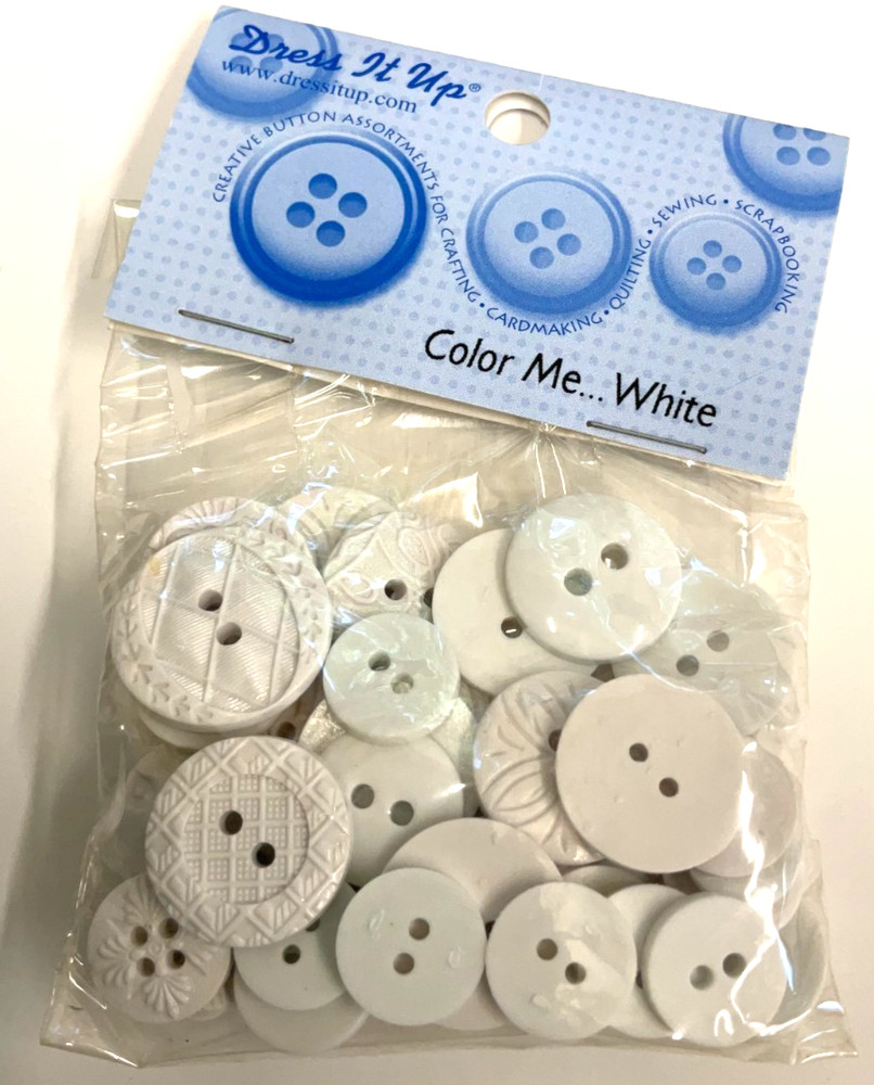DRESS IT UP #53 - COLOR ME... WHITE - ASSORTED - 1 PACK