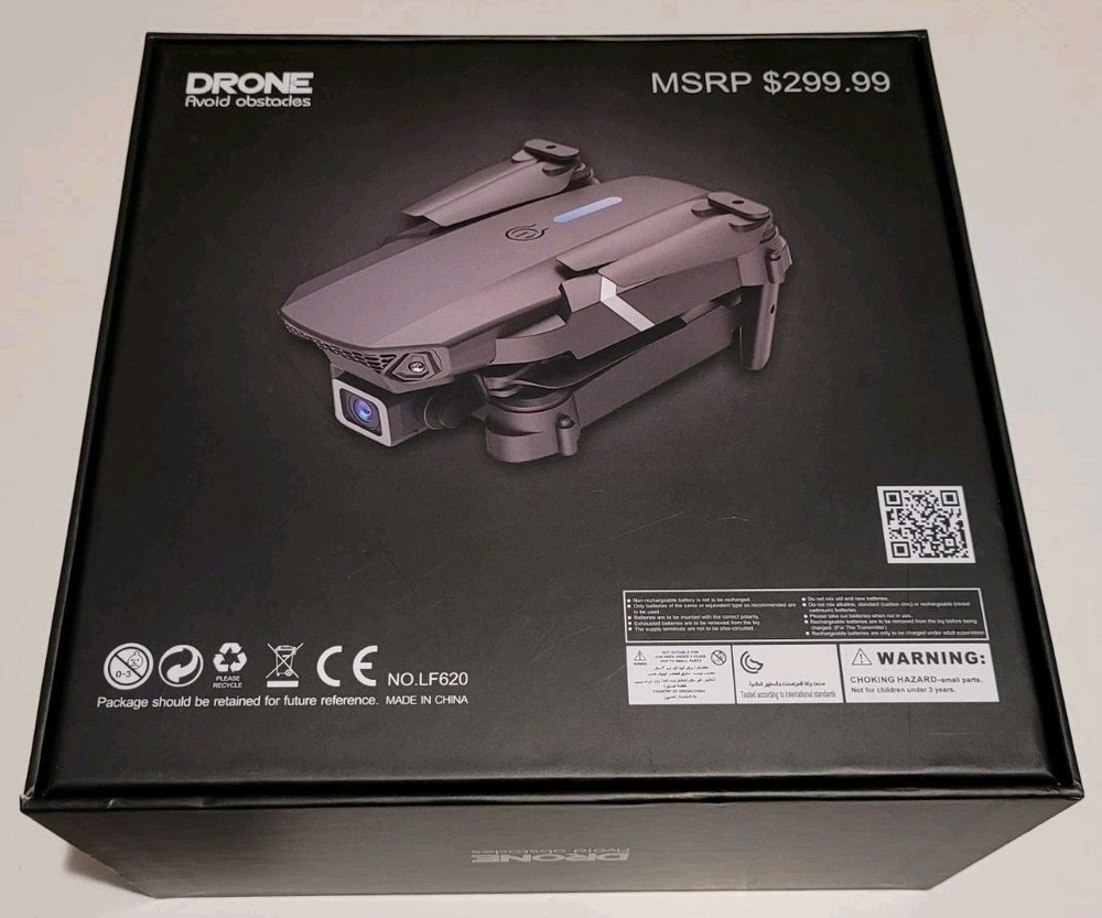 Drone-Avoid Obstacles SMS 4k Camera New Open Box SMS Retail $299