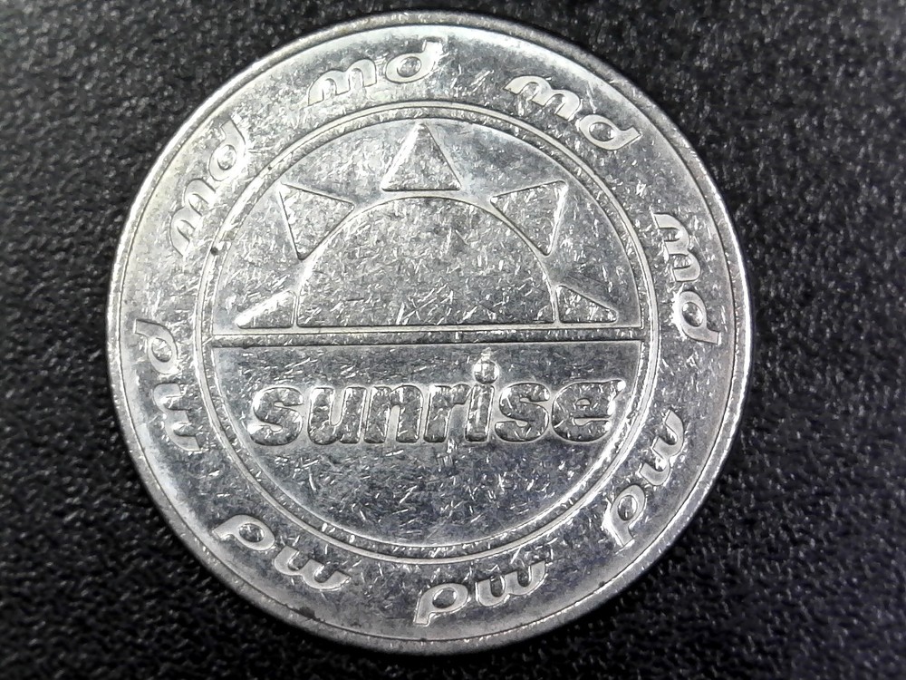 Sunrise MD - Service, Arcade Token 25mm (c252)