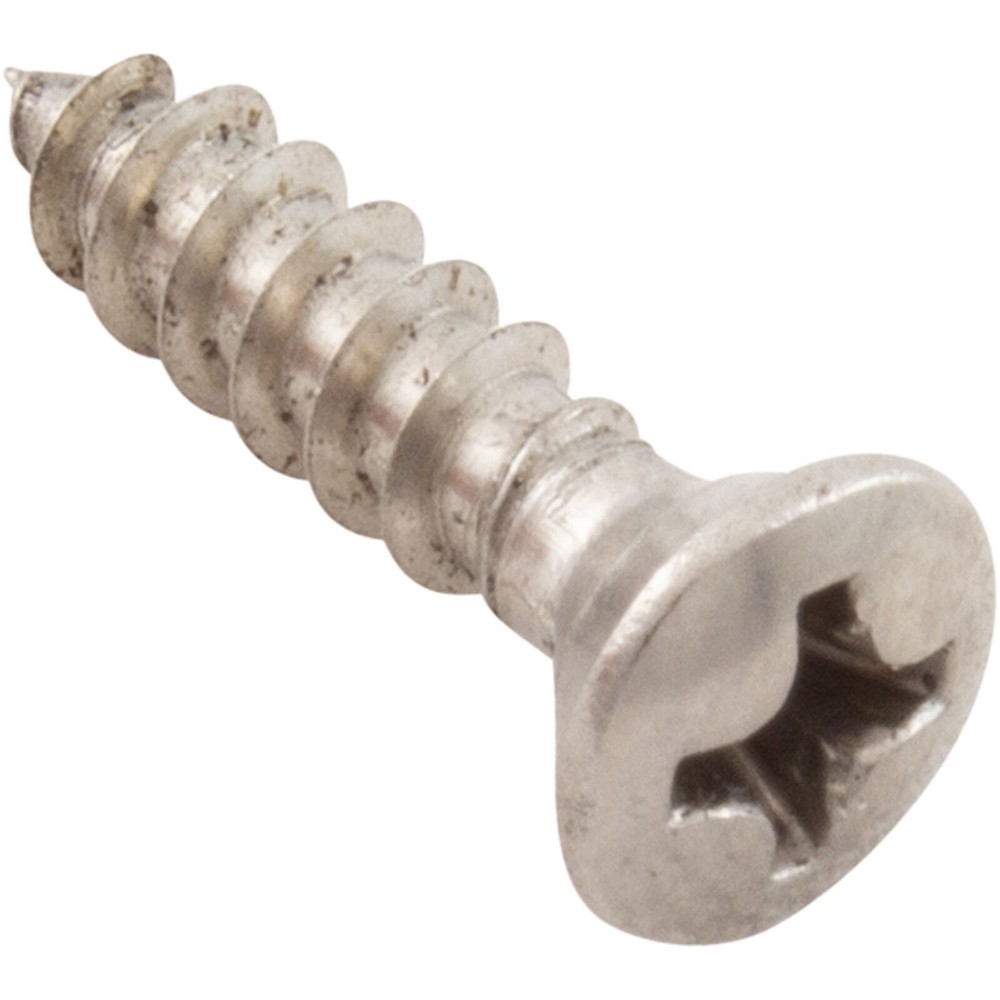 Screw, #6-20 x 5/8", Flat, Phillips, SS