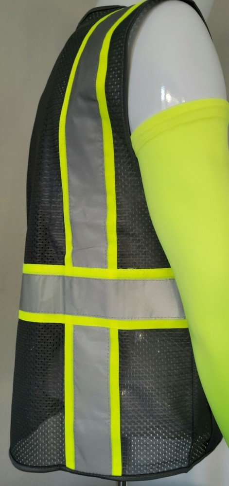 FX Two Tone High Visibility Dark Gray Safety Vest