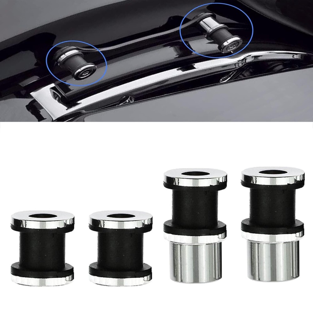 H-D Quick Release Sissy Bar Rack 4 Point Docking Hardware Fit for Harley Davi...