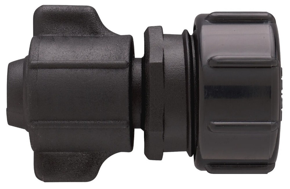 Orbit 67468 Black Universal Reusable End Cap Fitting 1/2 in.