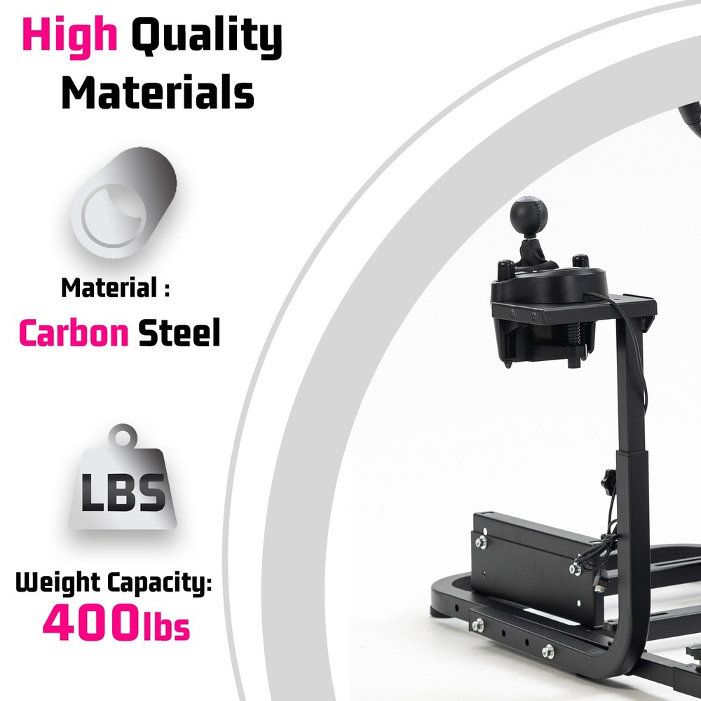 Minneer Gear Shift Bracket Accessory Only for Our Racing Wheel Simulator Cockpit