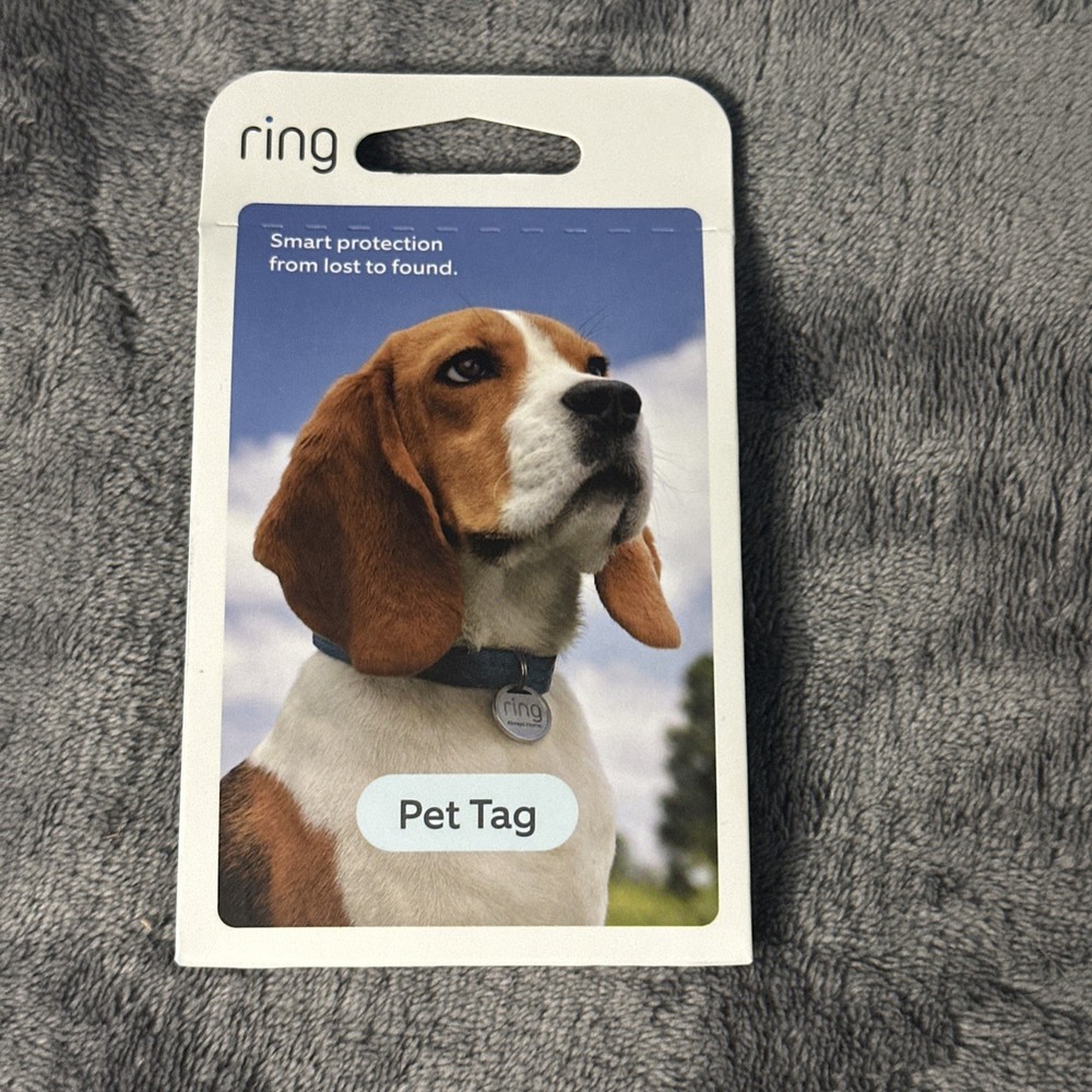 Ring Pet Tag - QR Code Keychain Security Tracker, Brand New