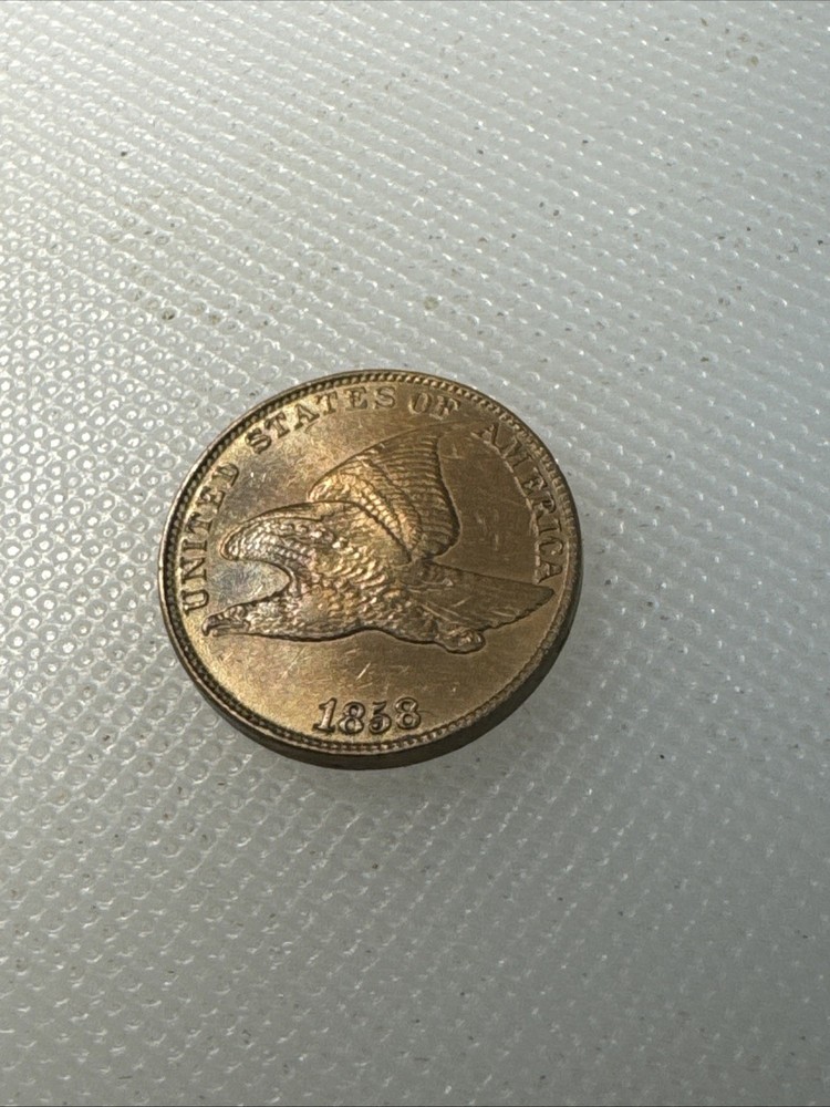 1858 Flying Eagle Cent FH