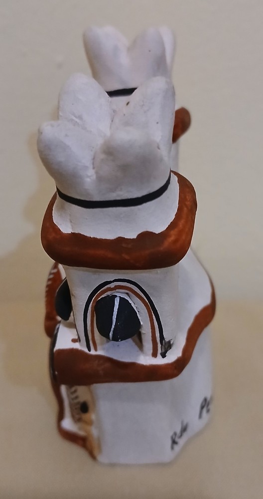 Peruvian Folk Art Ceramic Clay Church Handcrafted