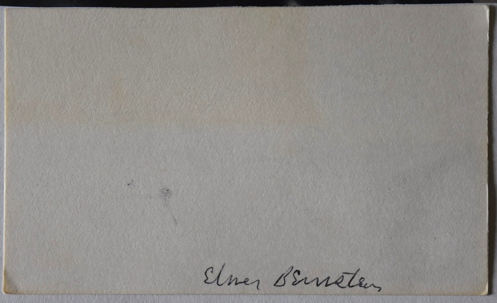 Elmer Bernstein Original Hand Signed Card