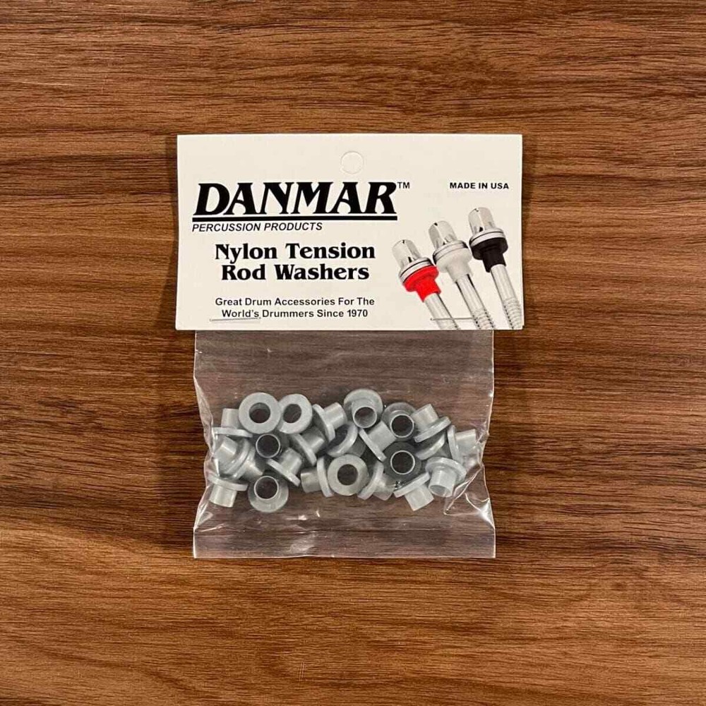 Danmar 20 Pack Nylon Tension Rod Washers Silver