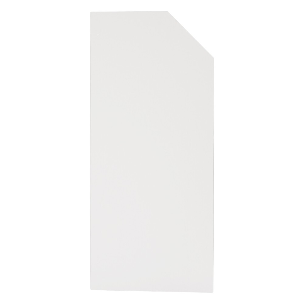 Wall-Mounted Urinal Partition Panel with Bevel Angle for Privacy