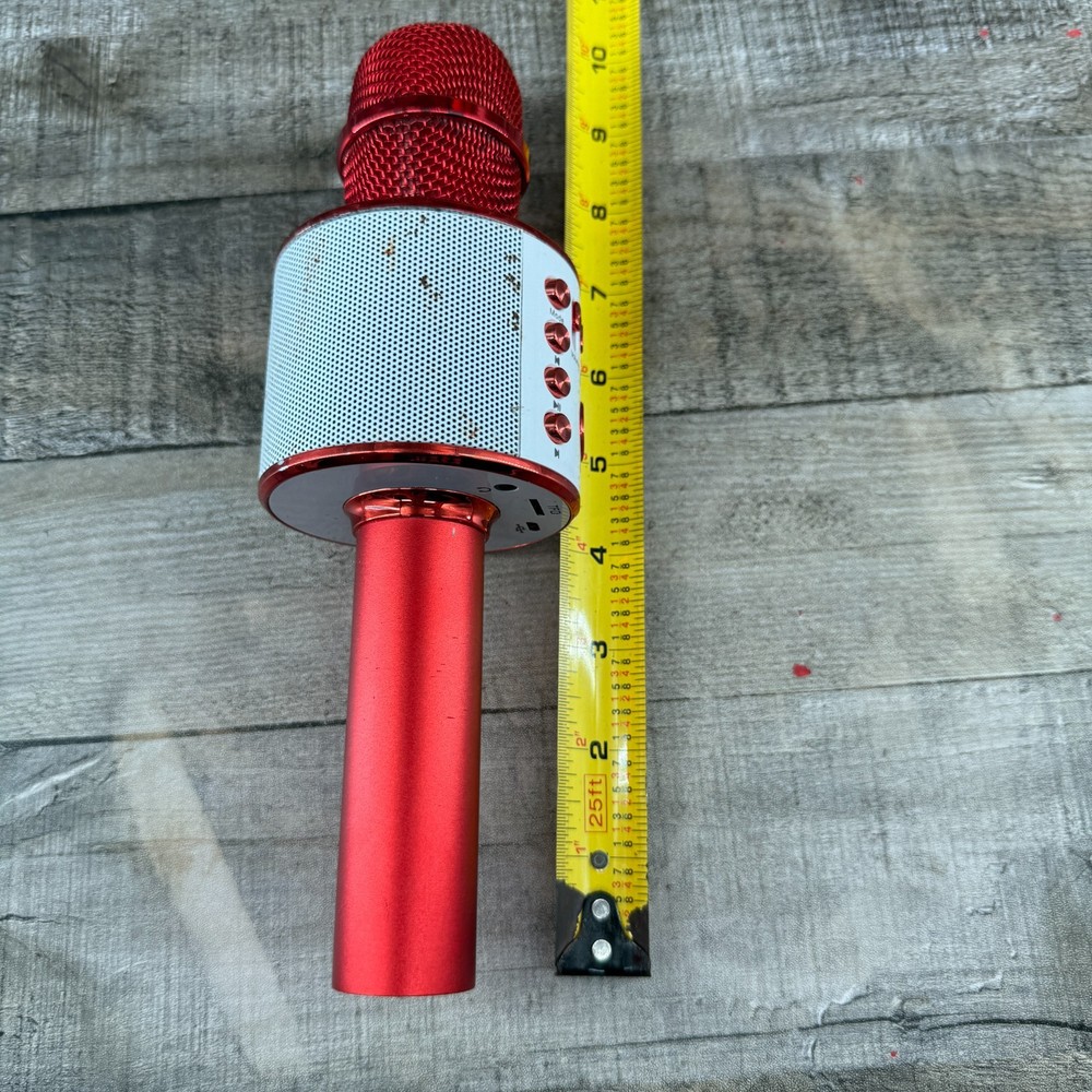 Wireless Bluetooth Karaoke Microphone Works