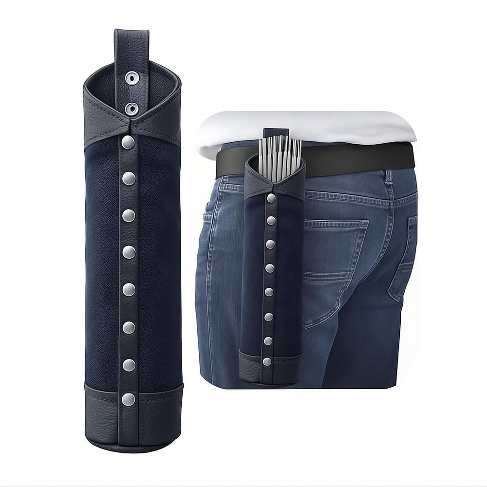 Canvas and Leather Welding Rod Bag,Canvas Holder Electrode...