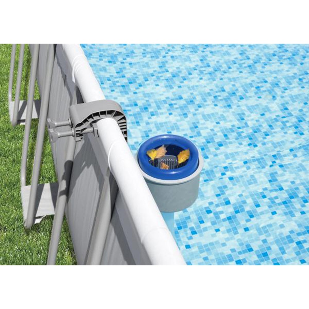 Bestway Flowclear Wall Mounted Automatic Swimming Pool Surface Skimmer, 2 Pack