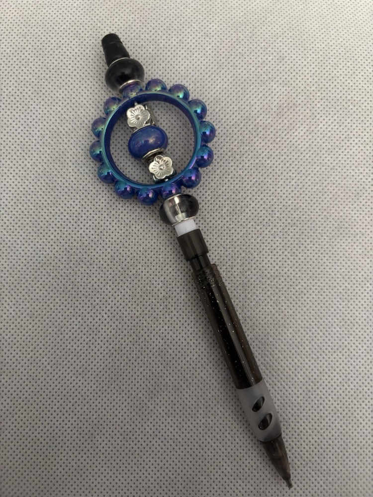 Black And Blue Beaded Mechanical Pencil