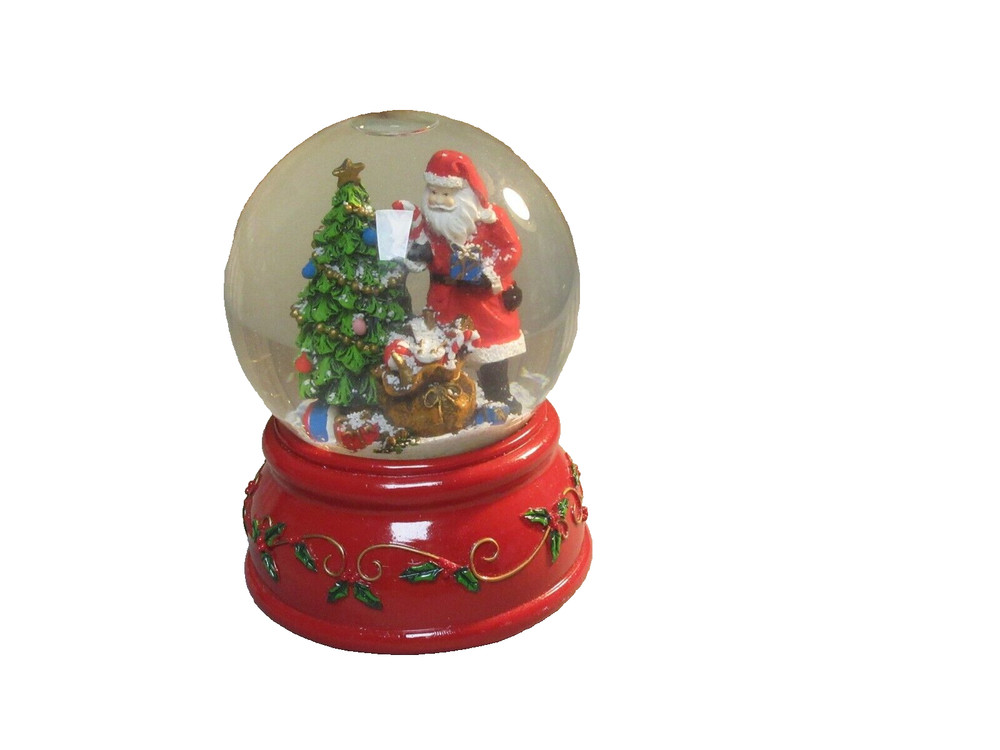 Musical Santa Snowglobe
