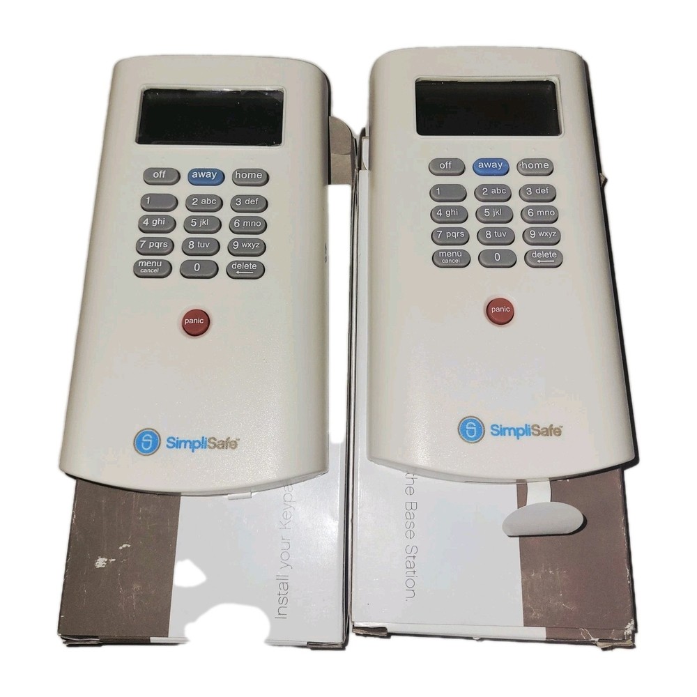 SimpliSafe FIRST 1st GENERATION - 2 Wireless Keypads & Motion Sensor Lot
