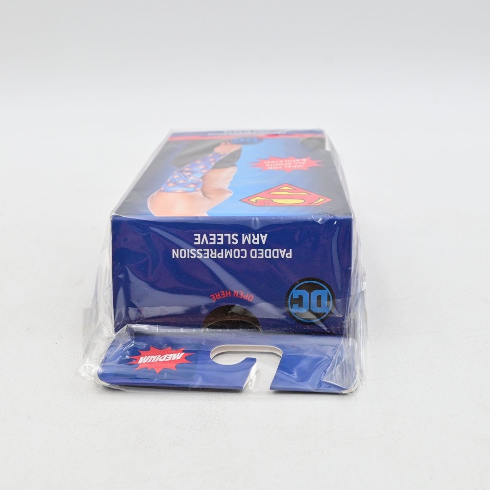 DC Superman Padded Compression Arm Sleeve Medium