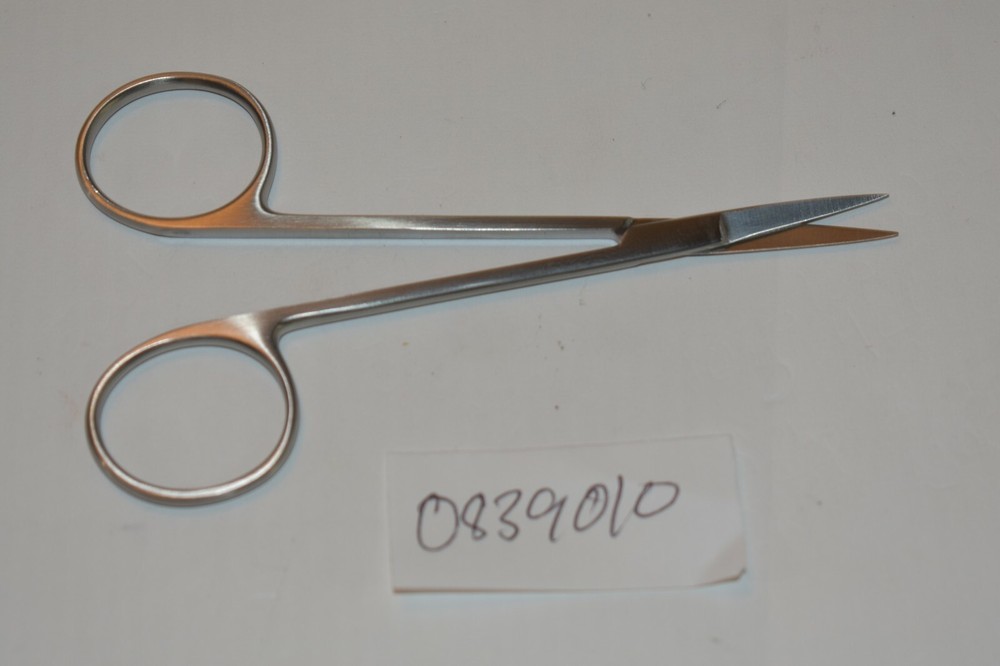 MDS 0839010 Eye Scissors 4 1/4" Straight Tip Sharp/Sharp