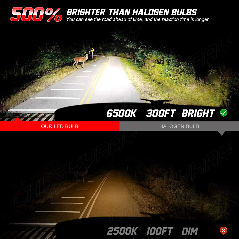 4X LED Headlight High Low Beam Bulbs Combo Kit For Hyundai Sonata 2015-2019