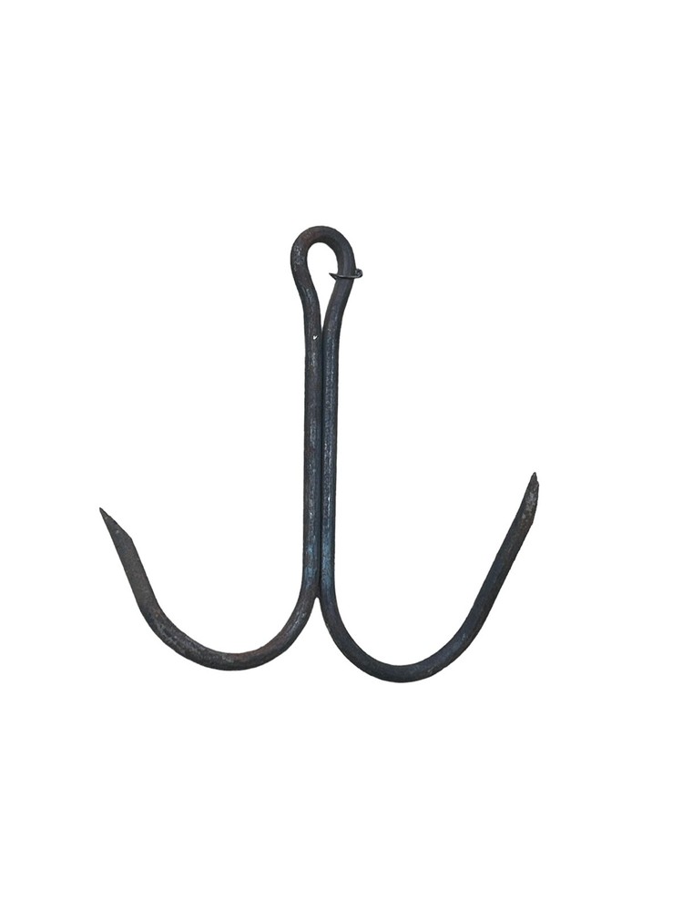 Vintage Hunting Hook Hangar Iron Double Hook Hanging