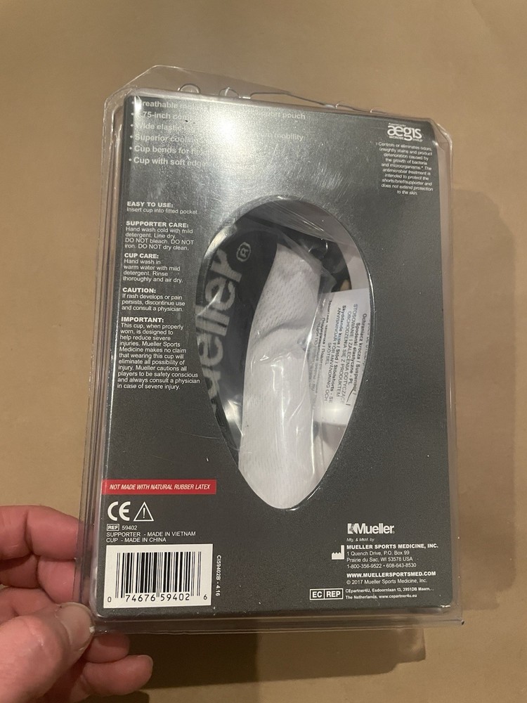 MUELLER: Flex Shield PROTECTIVE / Supporter Cup Adult MediumAthletic NEW