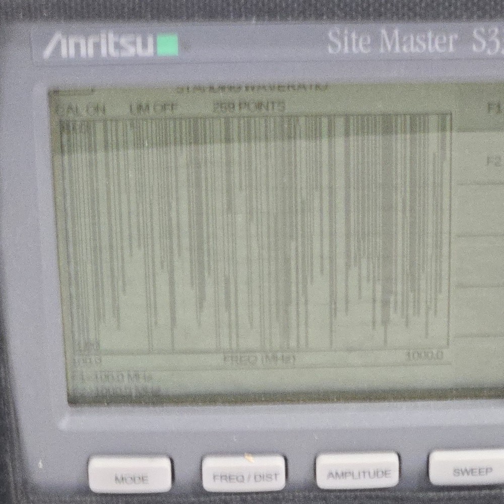 Anritsu S331C Site Master Analyzer With Carrying Case Bag & Power Supply